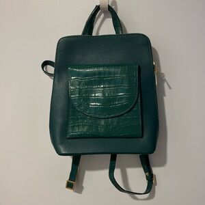 Divina Firenze Leather Backpack Purse